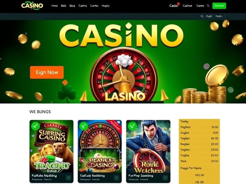 Discover the top Irish online casinos for slots, poker, and table games. Get expert reviews, compare bonuses, and play securely at licensed platforms. Your ultimate guide to the best gambling experience in Ireland.